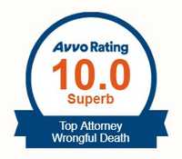 Rated 10 for top wrongful death attorney
